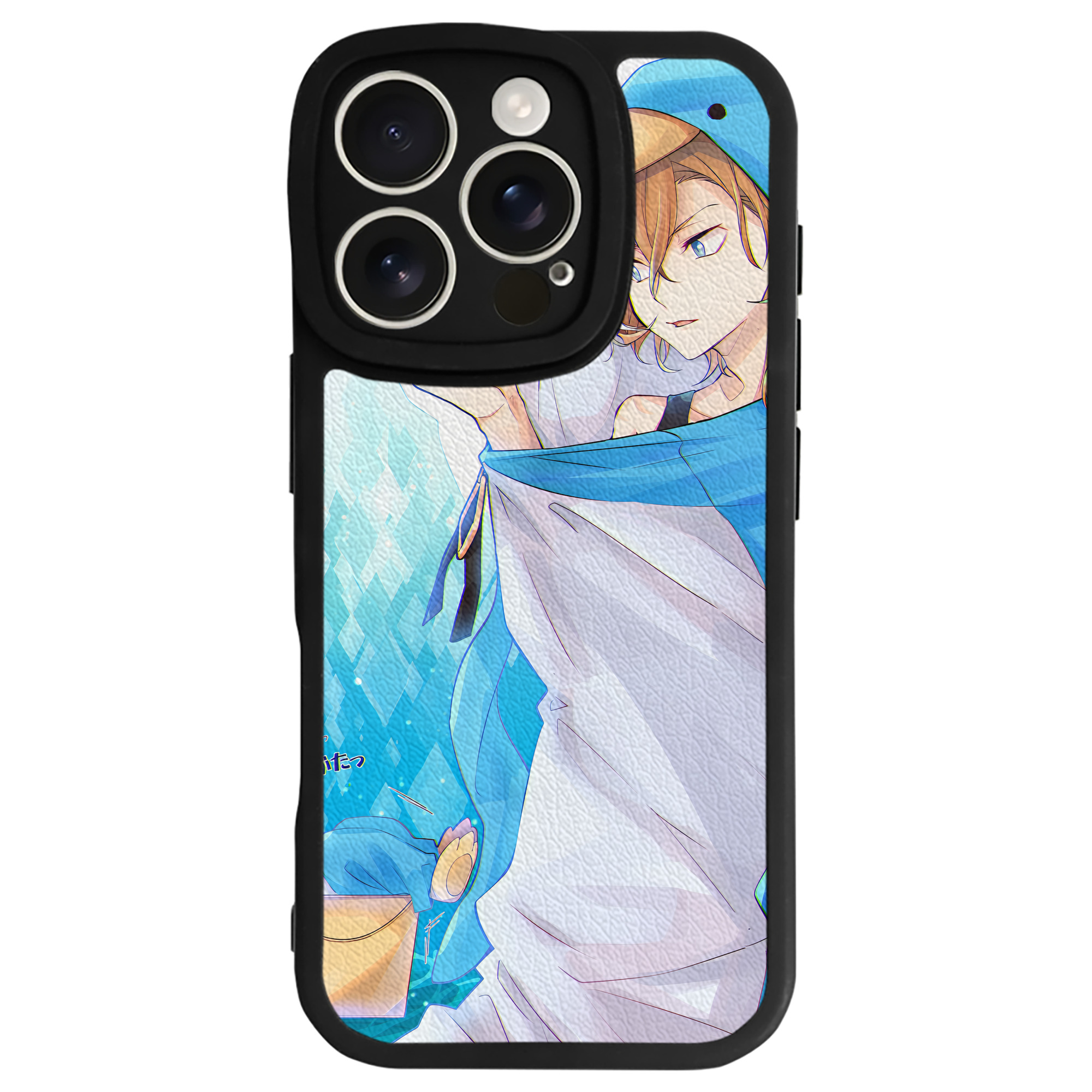 （画像用） 文豪ストレイドッグス Bungo Stray Dogs 【iPhone 16シリーズ対応】シリコンスマホケース（レザー調） 材質：シリコン
